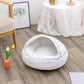 2 In 1 Dog And Cat Bed Pet Winter Bed Round Plush Warm Bed House Soft Long Plush Pets Bed Pet Products
